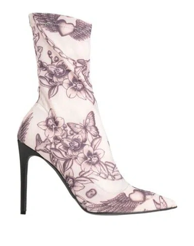 Pinko Graphic Print Boots In Floral