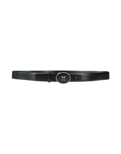 Pinko Woman Belt Black Size 32 Cow Leather