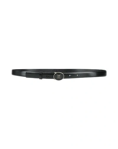 Pinko Woman Belt Black Size 36 Cow Leather