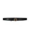Pinko Woman Belt Black Size 36 Leather