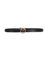 Pinko Woman Belt Black Size 36 Leather