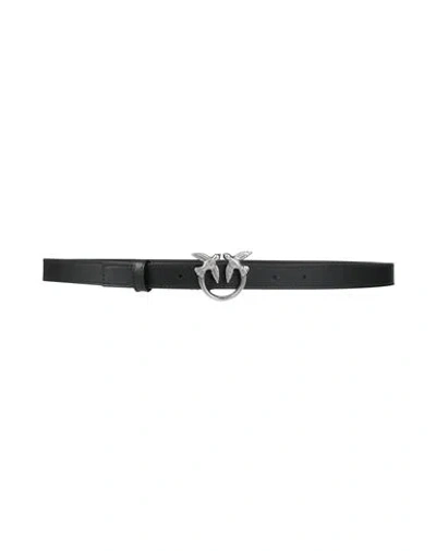 Pinko Woman Belt Black Size 38 Leather