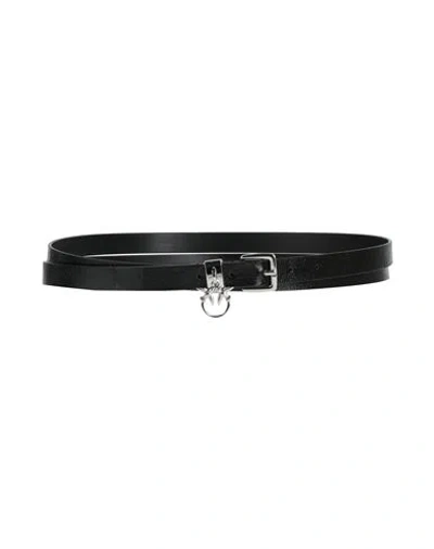 Pinko Woman Belt Black Size L Recycled Fibers, Polyurethane, Polyester, Viscose