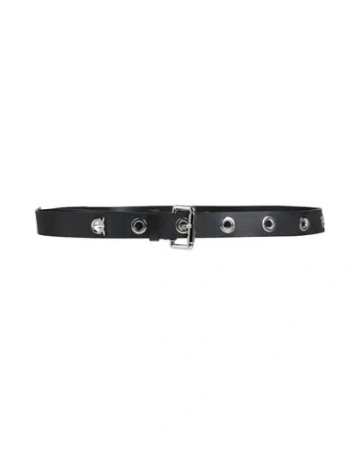 Pinko Woman Belt Black Size M Leather