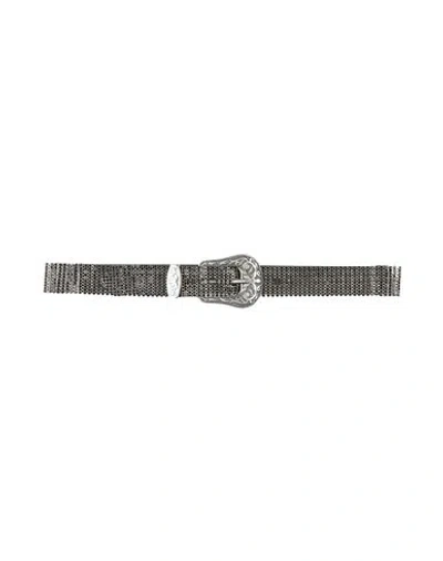 Pinko Woman Belt Black Size S Soft Leather