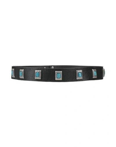 Pinko Woman Belt Black Size Xs Leather