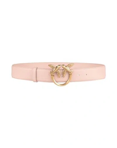 Pinko Woman Belt Blush Size 36 Leather