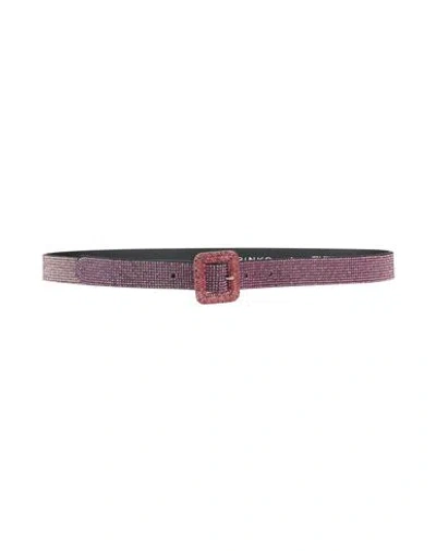 Pinko Woman Belt Fuchsia Size L Leather