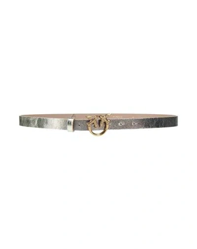 Pinko Woman Belt Gold Size L Leather