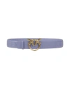 Pinko Woman Belt Light Purple Size M Leather