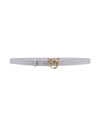 Pinko Woman Belt Lilac Size 38 Calfskin In Purple