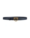 PINKO PINKO WOMAN BELT MIDNIGHT BLUE SIZE 32 LEATHER