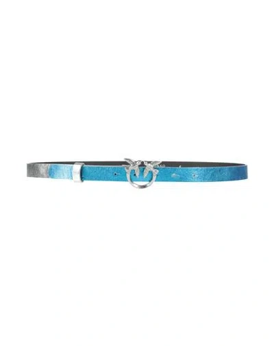 Pinko Woman Belt Silver Size S Leather