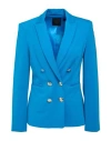 Pinko Woman Blazer Azure Size 0 Viscose, Polyamide, Elastane