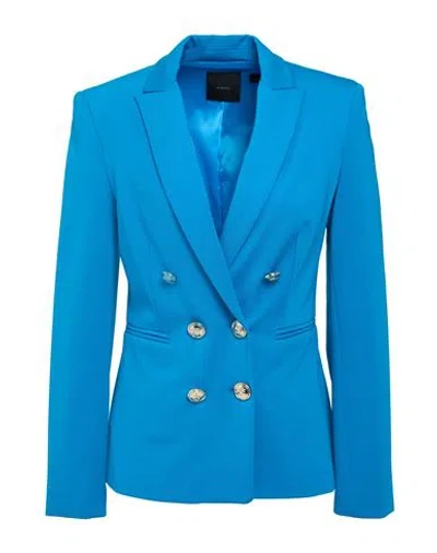 Pinko Woman Blazer Azure Size 0 Viscose, Polyamide, Elastane