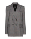 Pinko Woman Blazer Azure Size 6 Polyester, Viscose, Elastane, Metal In Blue