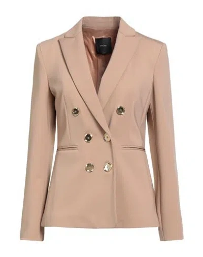 Pinko Woman Blazer Beige Size 4 Viscose, Polyamide, Elastane In Neutral