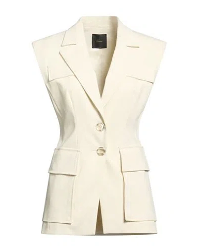 Pinko Woman Blazer Beige Size 6 Cotton, Elastane In Neutral