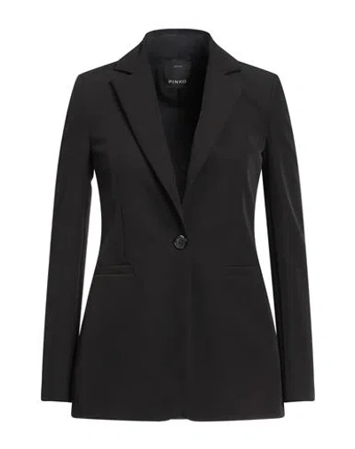 Pinko Woman Blazer Black Size 10 Polyester, Elastane