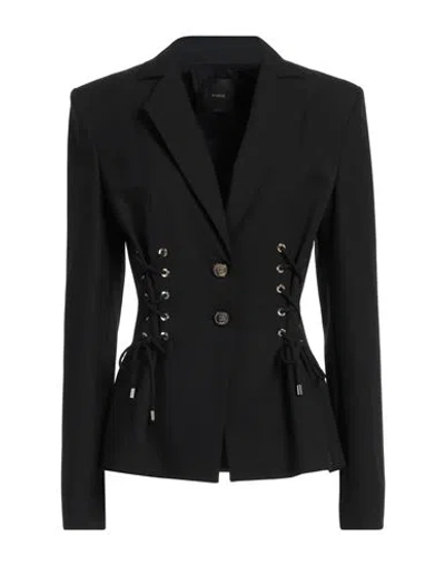 Pinko Woman Blazer Black Size 10 Polyester, Viscose, Elastane