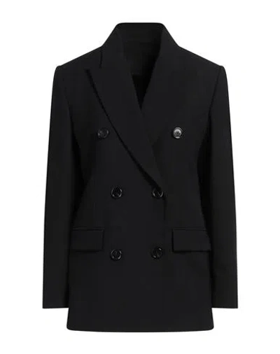 Pinko Woman Blazer Black Size 10 Polyester, Wool, Elastane, Polyurethane