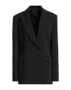Pinko Woman Blazer Black Size 10 Viscose, Elastane, Polyester In Black