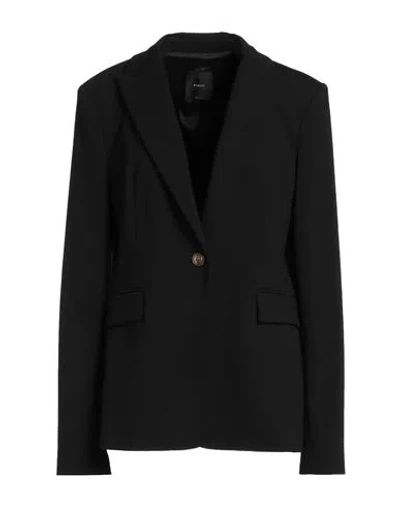 Pinko Woman Blazer Black Size 14 Viscose, Polyamide, Elastane, Acetate, Polyester