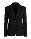 Pinko Flap Pockets Long Sleeves Notched Lapels In Black