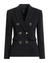 Pinko Woman Blazer Black Size 2 Polyester, Elastane