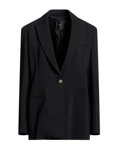 Pinko Woman Blazer Black Size 2 Viscose, Elastane