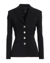 Pinko Blazer Slim En Tissu Technique In Black