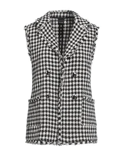 Pinko Woman Blazer Black Size 4 Cotton, Polyester, Acrylic, Polyamide, Viscose