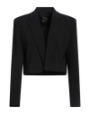 Pinko Woman Blazer Black Size 4 Polyester, Elastane