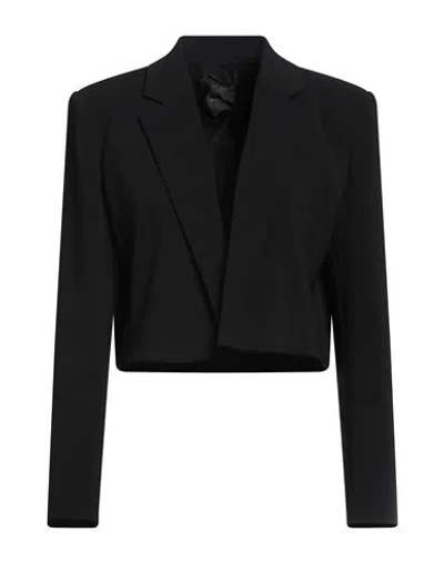 Pinko Woman Blazer Black Size 4 Polyester, Elastane