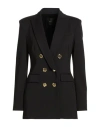 Pinko Woman Blazer Black Size 4 Viscose, Polyamide, Elastane In Black