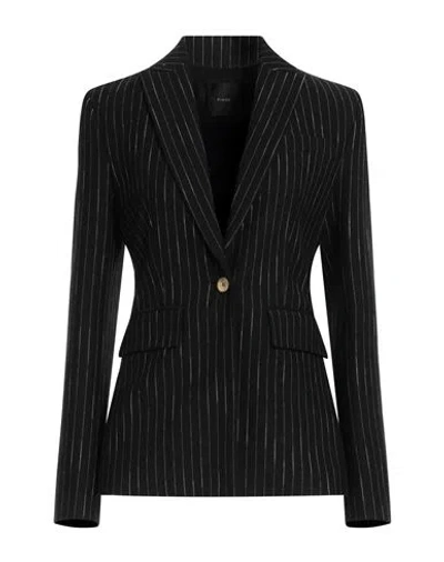 Pinko Woman Blazer Black Size 6 Polyamide, Viscose, Elastane, Cotton