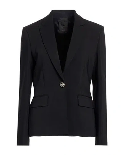 Pinko Woman Blazer Black Size 6 Viscose, Elastane
