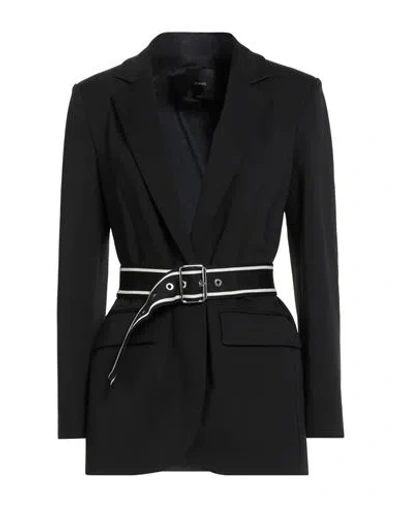Pinko Woman Blazer Black Size 6 Viscose, Polyamide, Elastane
