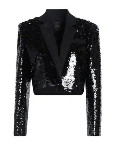 Pinko Woman Blazer Black Size 8 Polyester