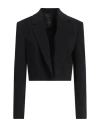 Pinko Woman Blazer Black Size 8 Polyester, Elastane In Black