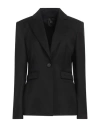 Pinko Woman Blazer Black Size 8 Polyester, Viscose, Elastane In Black