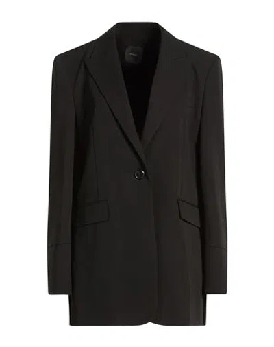 Pinko Woman Blazer Black Size 8 Polyester, Viscose, Elastane