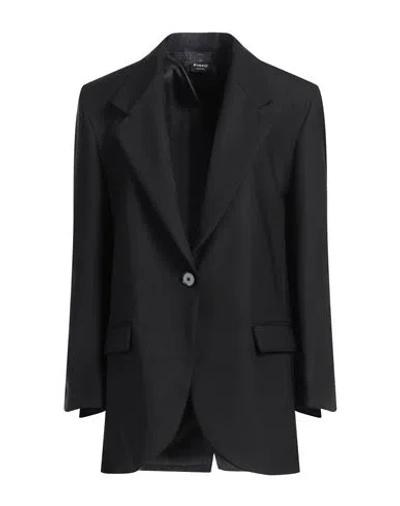 Pinko Woman Blazer Black Size 8 Polyester, Wool, Elastane