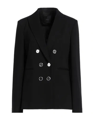 Pinko Woman Blazer Black Size 8 Viscose, Nylon, Elastane