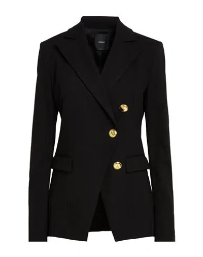 Pinko Woman Blazer Black Size 8 Viscose, Nylon, Elastane