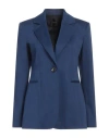 Pinko Fiona Single-breasted Blazer In Blue