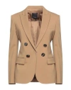 Pinko Woman Blazer Camel Size 8 Viscose, Polyamide, Elastane In Nude