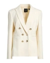 Pinko Woman Blazer Cream Size 8 Viscose, Polyamide, Elastane In White