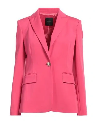 Pinko Woman Blazer Fuchsia Size 4 Viscose, Polyamide, Elastane