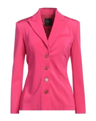 Pinko Woman Blazer Fuchsia Size 4 Viscose, Polyamide, Elastane
